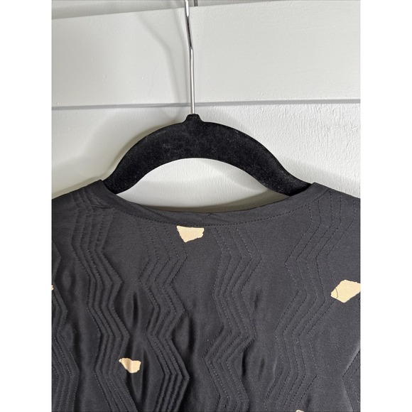 Vntg Womens Linda Allard For Ellen Tracy Petite Red/Black Silk Quilted Jacket - Picture 15 of 15